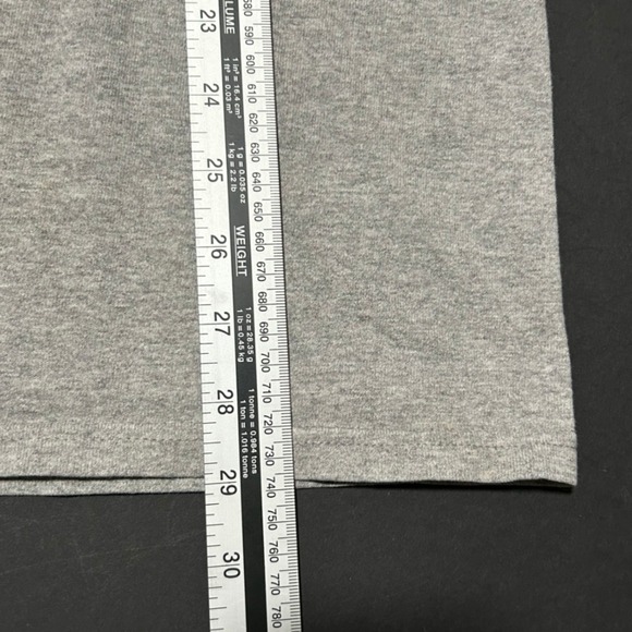Champion Men's Large Gray Logo Tee‎ Classic Fit Embroidered Logo Sleeve Patch - Picture 6 of 7